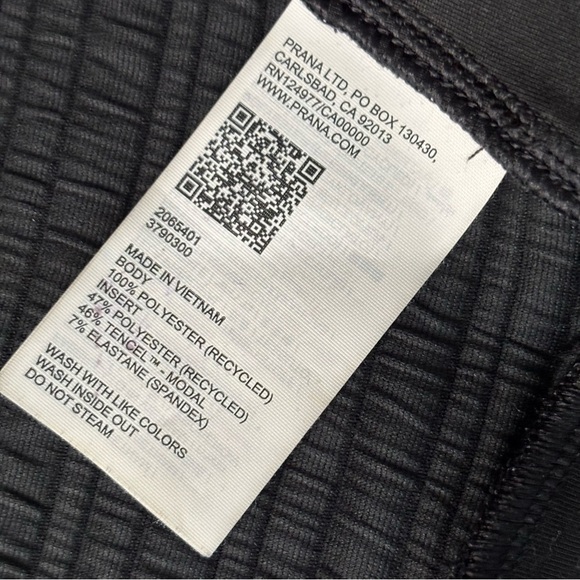 PrAna Women’s Send Off Jacket Size Medium Black New - Picture 10 of 11